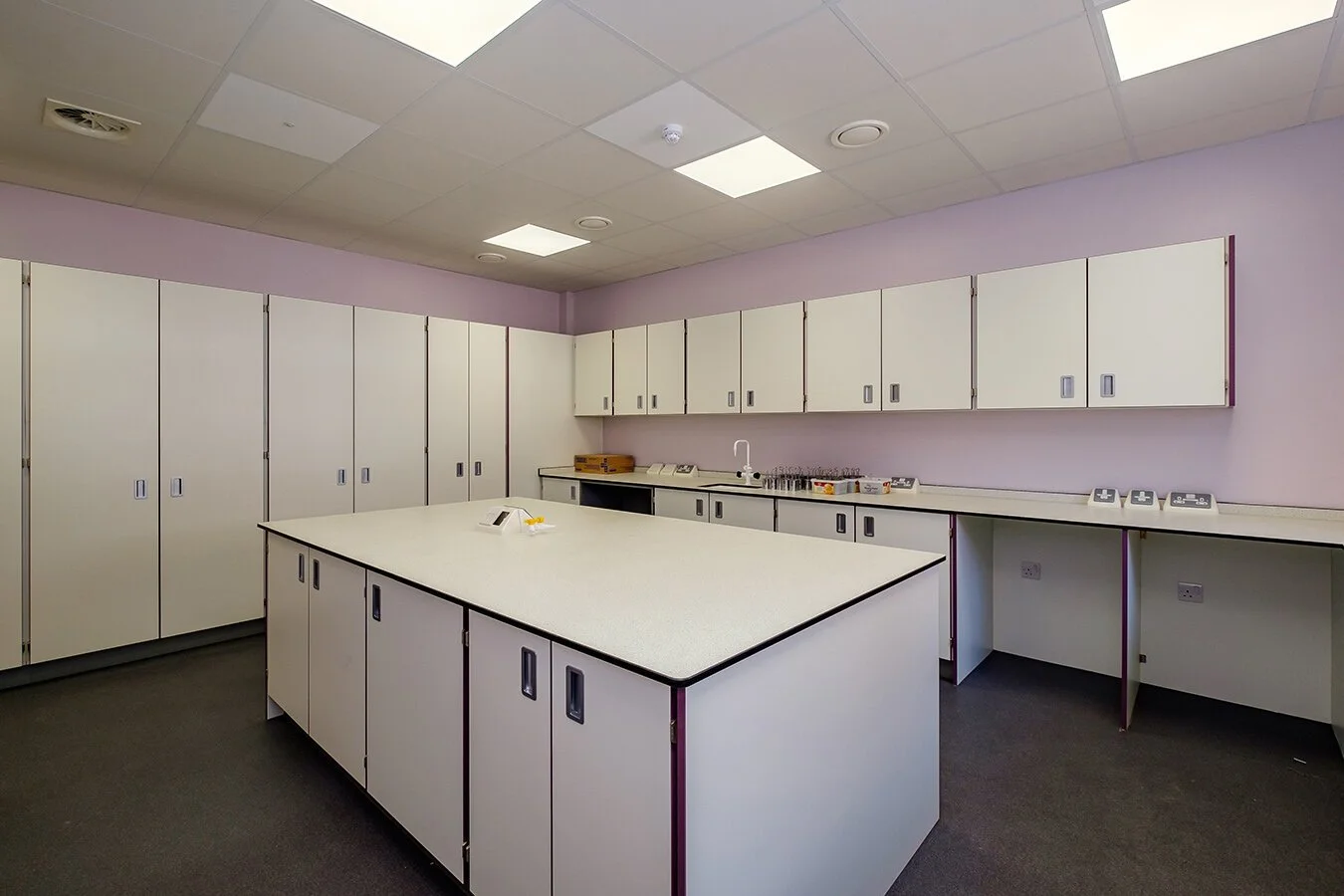 Worthing High School science lab refurbishment wide view - project management, quantity surveying and cdm services