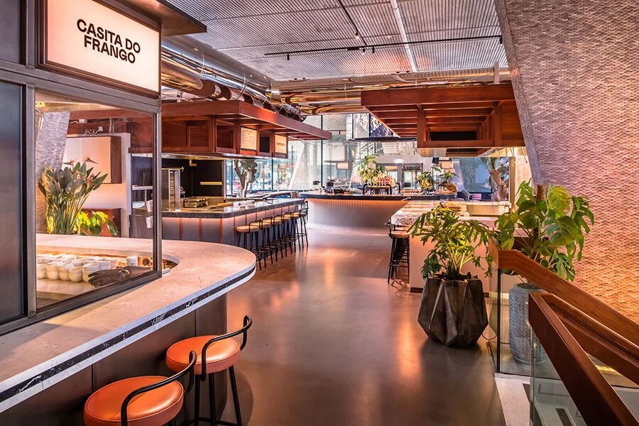 Arcade Foodhall - restaurant overview - project management, quantity surveying and cdm services