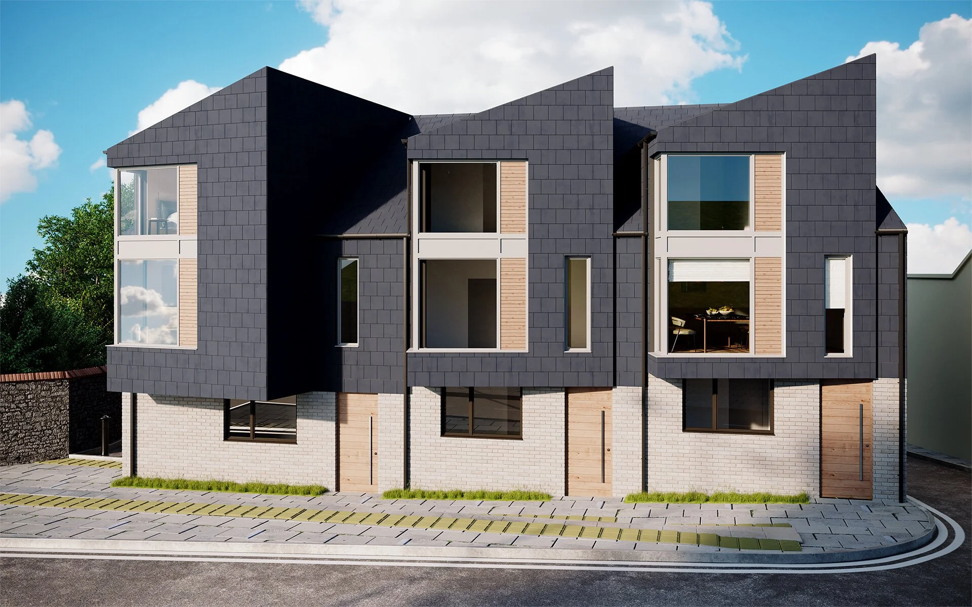 Malling Street residential render 4 - project management, quantity surveying and cdm services