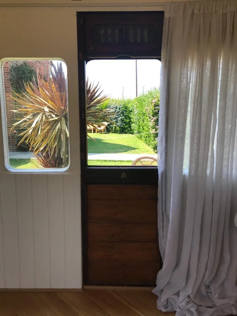 Bronte Railway Carriage holiday rental door - project management, quantity surveying and cdm services