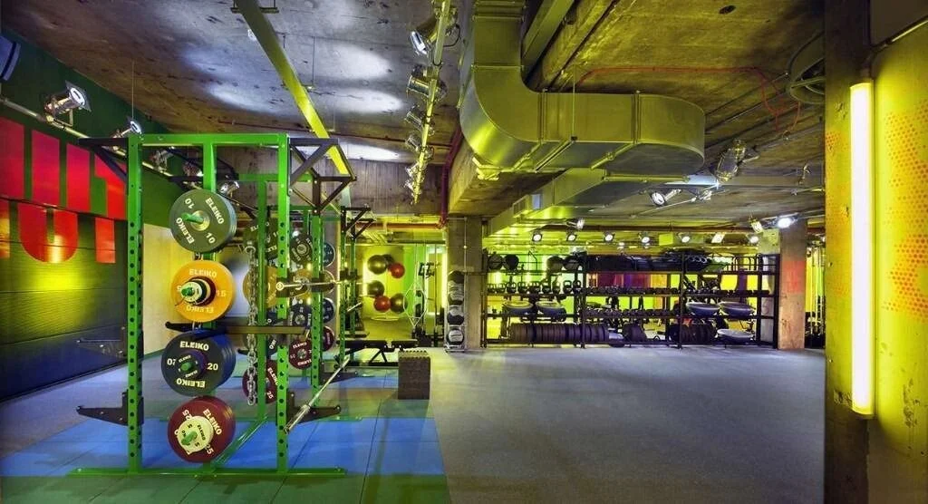 Gymbox London gym interior - project management, quantity surveying and cdm services