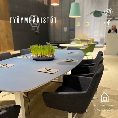 Ty&ouml;ymp&auml;rist&ouml;
Muutos ty&ouml;tavoissa, tarpeissa ja et&auml;ty&ouml;n lis&auml;&auml;ntyminen asettavat uusia vaatimuksia ty&ouml;ymp&auml;rist&ouml;ille. Ty&ouml;ymp&auml;rist&ouml;n on oltava houkutteleva, kutsuva ja kest&auml;v&auml;