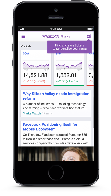 Yahoo Finance iOS
