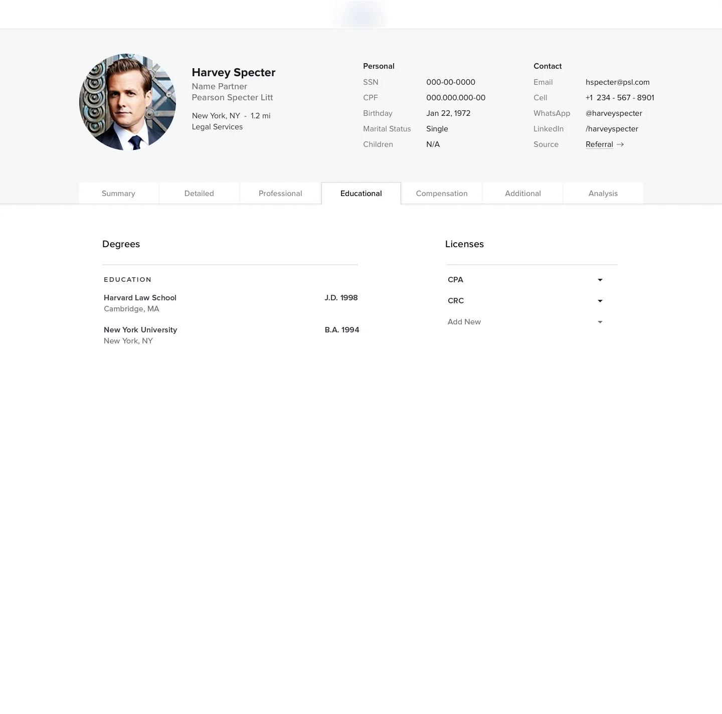 Admin info in header. In the end, we determined that it wasn't necessary to view admin info at all times, thus, it would just be clutter and distract from the main content. 