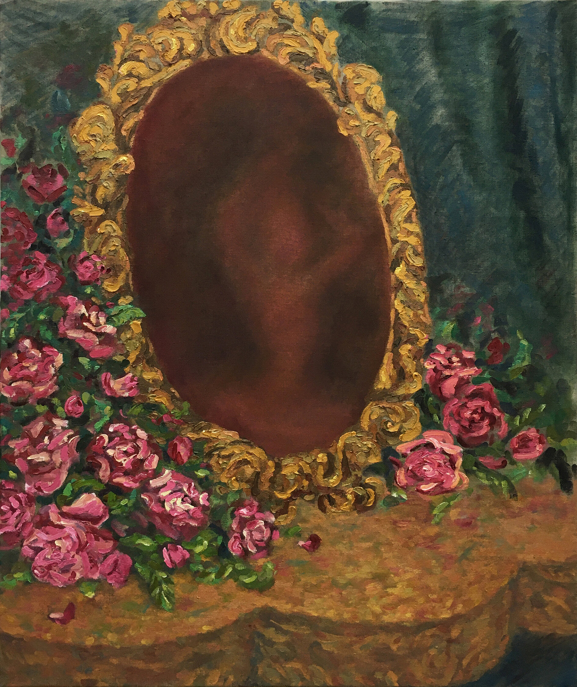 Xu Yang, Girl in the Mirror 15012020, 2020, Oil on linen 95 x 80cm.jpeg