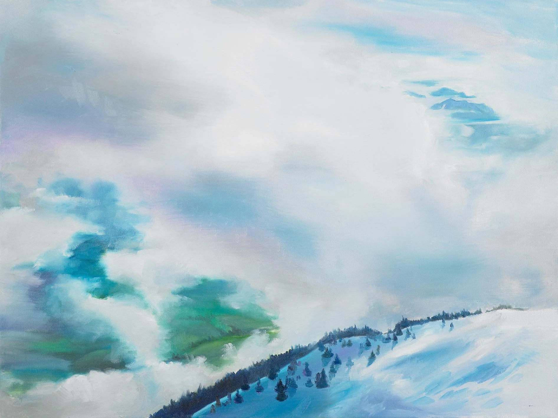 Dissolving clouds