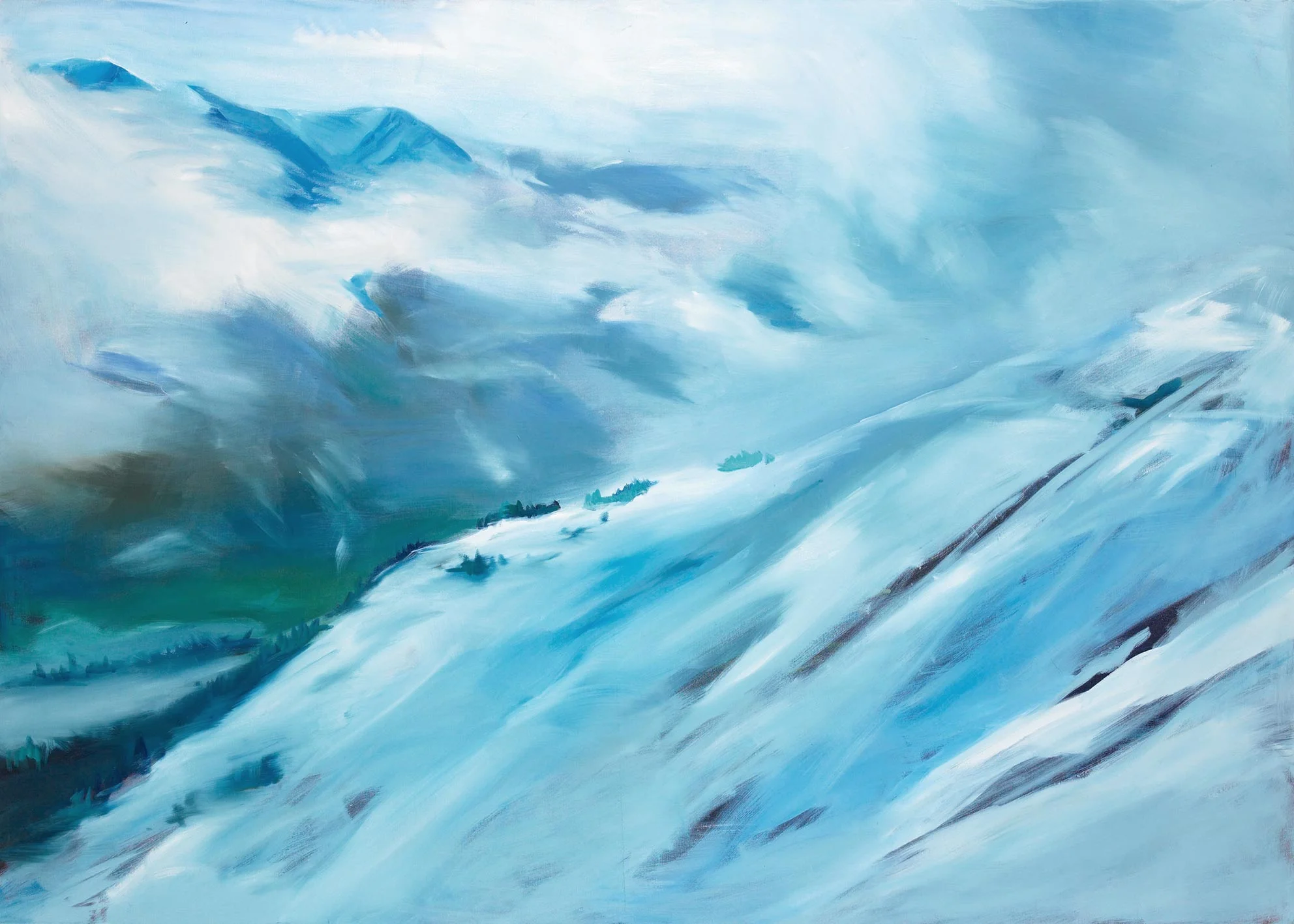 Wind und Schnee