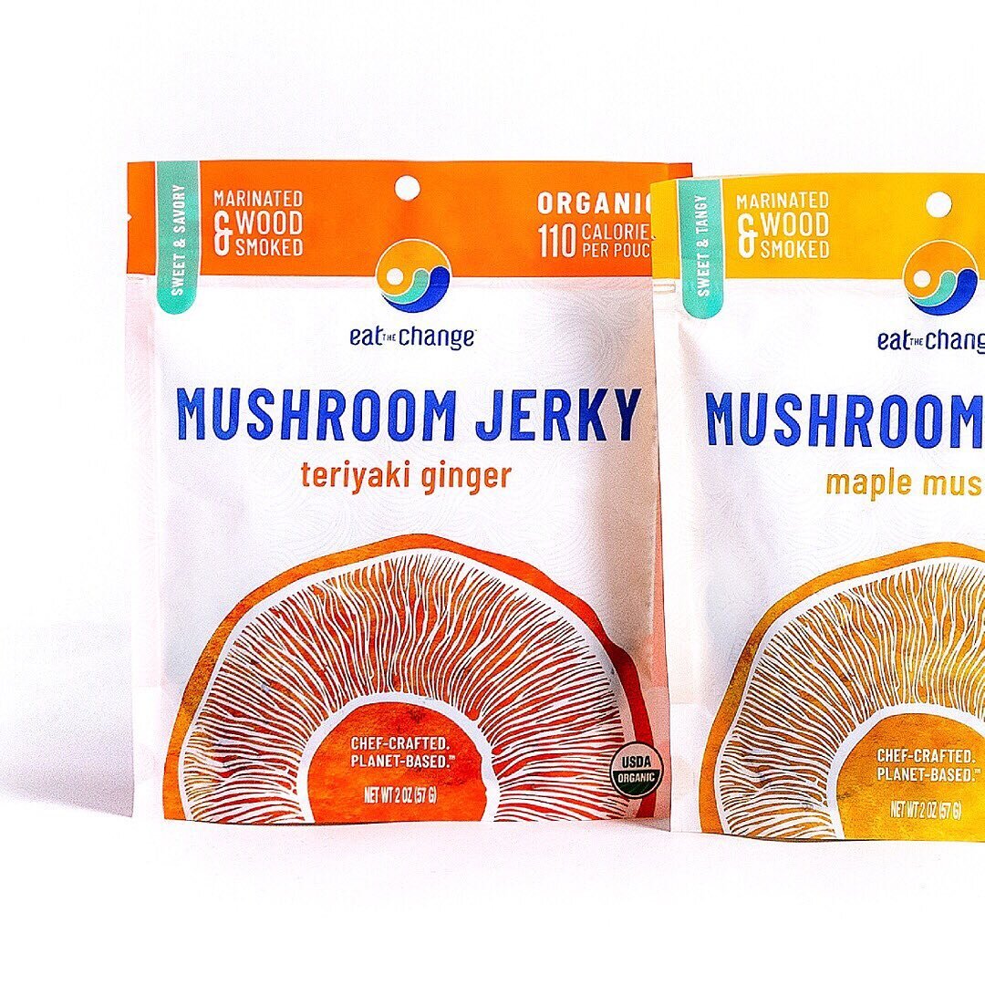 Happy Launch Day to our dear friends @eatthechange! Their first product is finally live and we can't wait for you all to experience it.
⠀⠀⠀⠀⠀⠀⠀⠀⠀
@eatthechange MUSHROOM JERKY&nbsp;is a savory snack celebrating the incredible variety of flavors and in