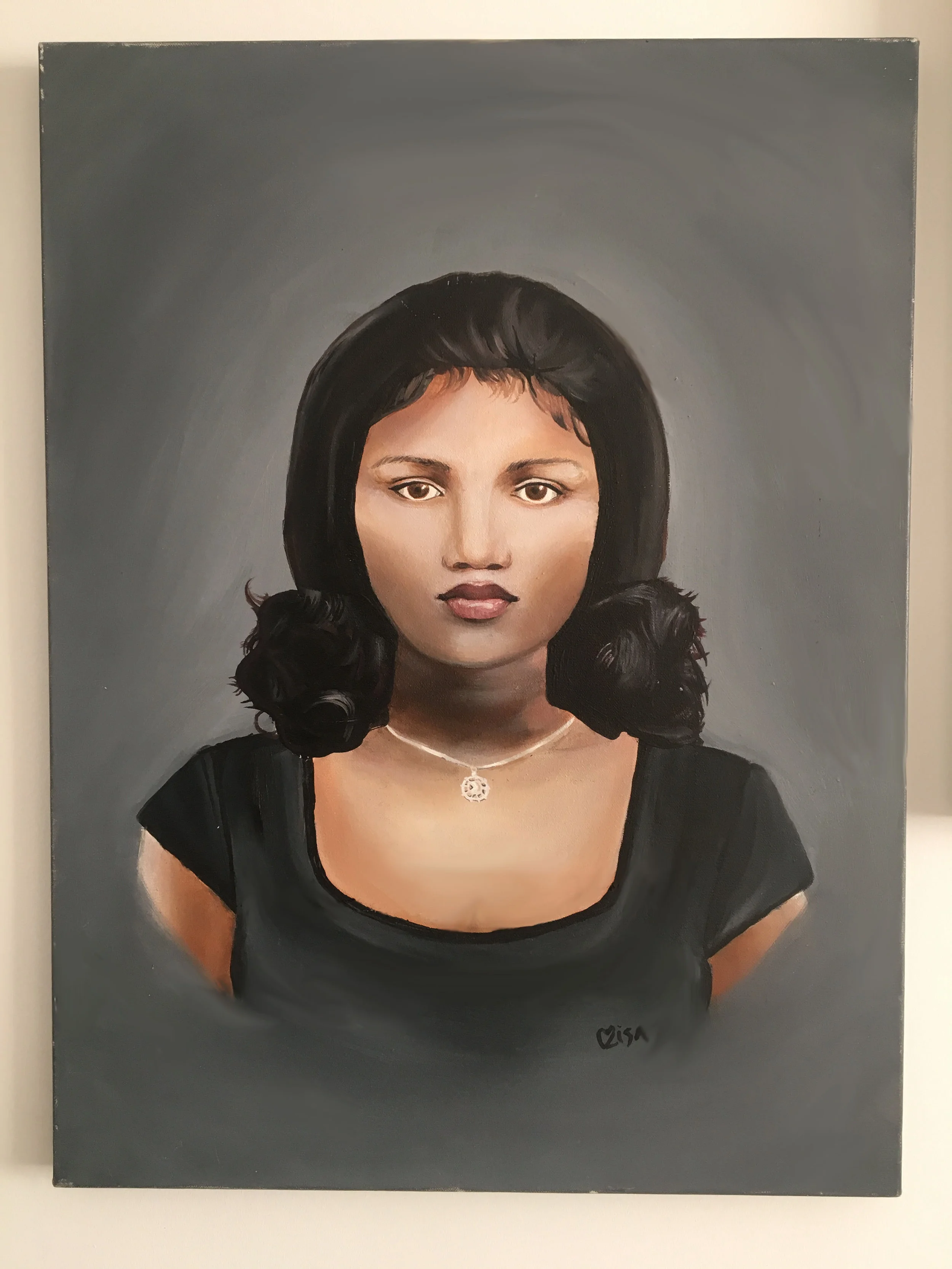 My mother - Oil on canvas