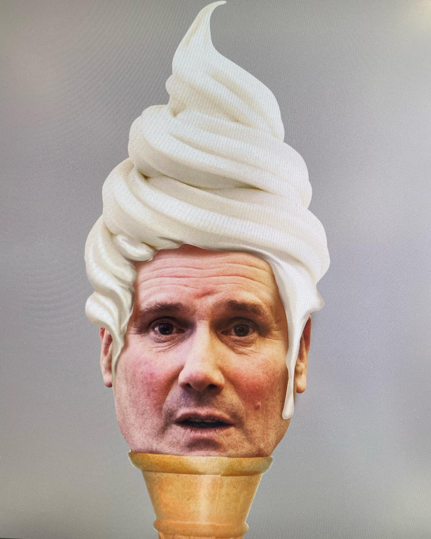 The double scoop version of my Keir Starmer as a Mr softie ice-cream (don&rsquo;t ask) made its way on to Have I Got News for You
