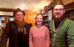 Justin Cox, Student Minister at First Baptist; Carrilea Potter; Associate Pastor at Broad Street United Methodist and Wes Pitts, Director of Christian Education at First Presbyterian.