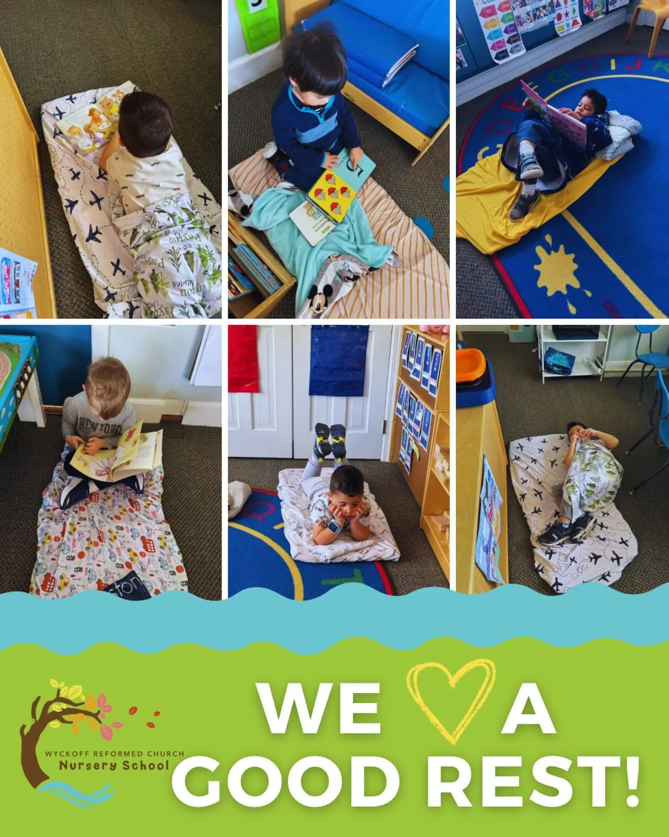 We love a good Rest Time 🤍

Our Nursery students practice emotional regulation as they transition from active play to a calm reset. Whether they&rsquo;re listening to an audiobook, exploring books independently, or unwinding to soothing music, this 