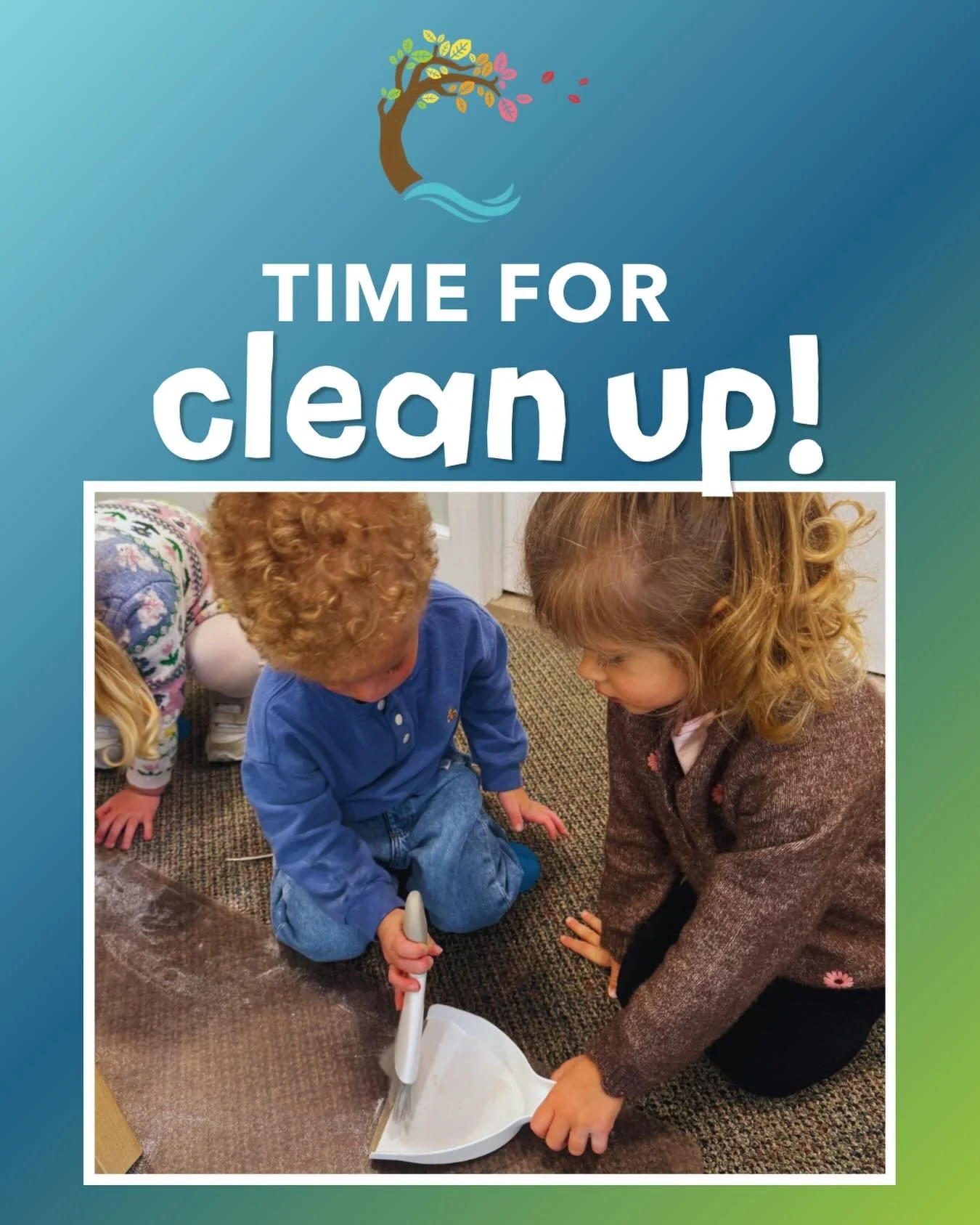 Cleaning up is more than just a task, it&rsquo;s a life skill in action 🧼✨

When children learn how to clean, work together, and take pride in their space, they&rsquo;re building responsibility, independence, and teamwork. By modeling these habits a
