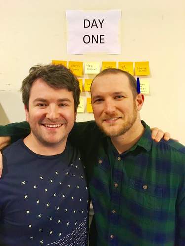Drew Gasparini and his writing partner Alex Brightman
