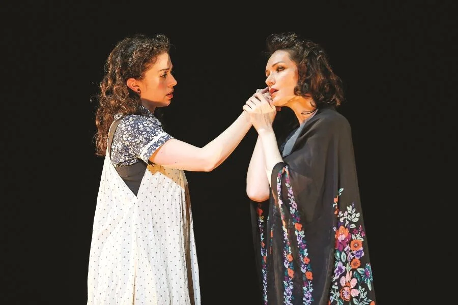 Katrina Lenk (right) in "Indecent"