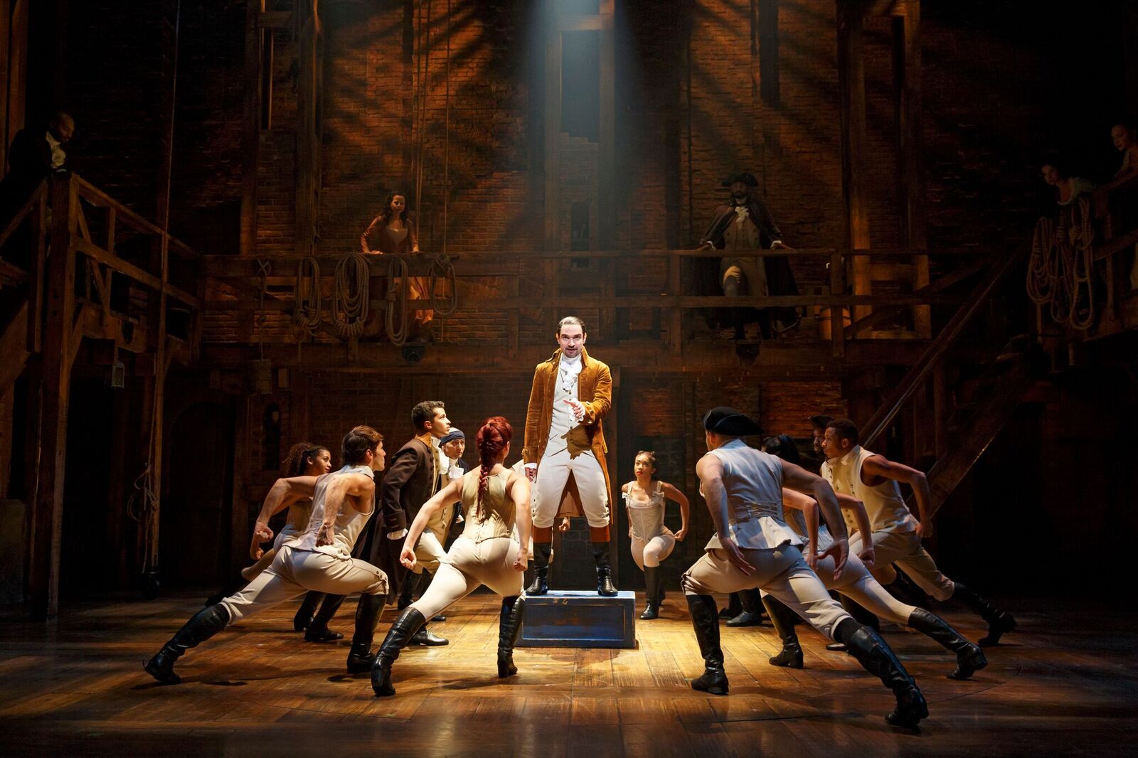 From the current Broadway cast of "Hamilton" Photo by Joan Marcus.