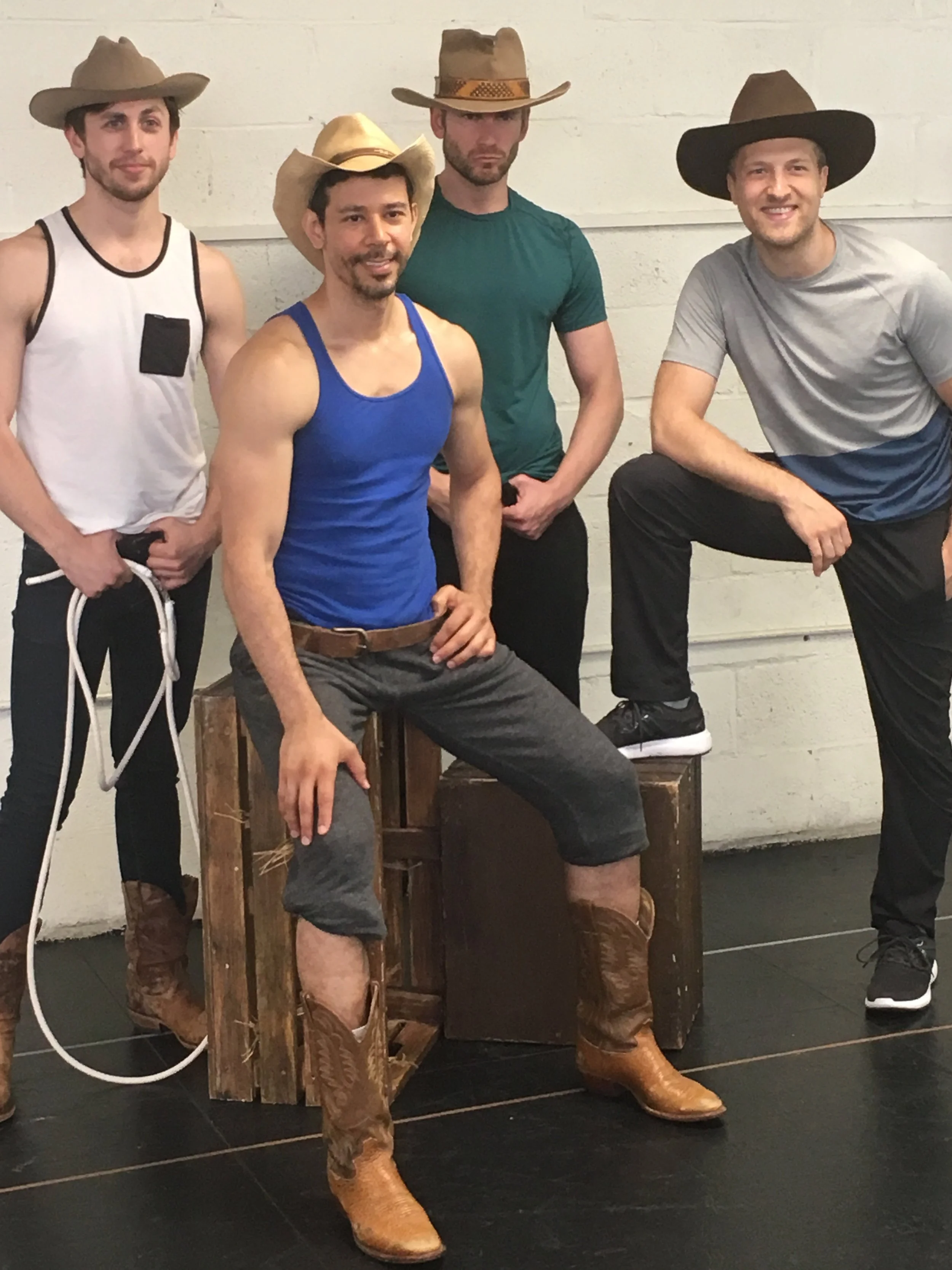 During rehearsal. Photo by Frank Rizzo