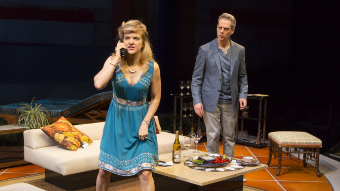 From the Long Wharf Theatre production of "Meteor Shower"