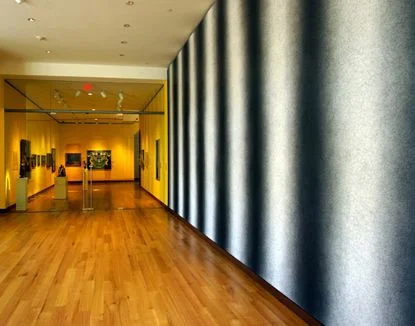 This Sol Lewitt mural resides at the New Britain Museum of American Art. (John Long / Hartford Courant)