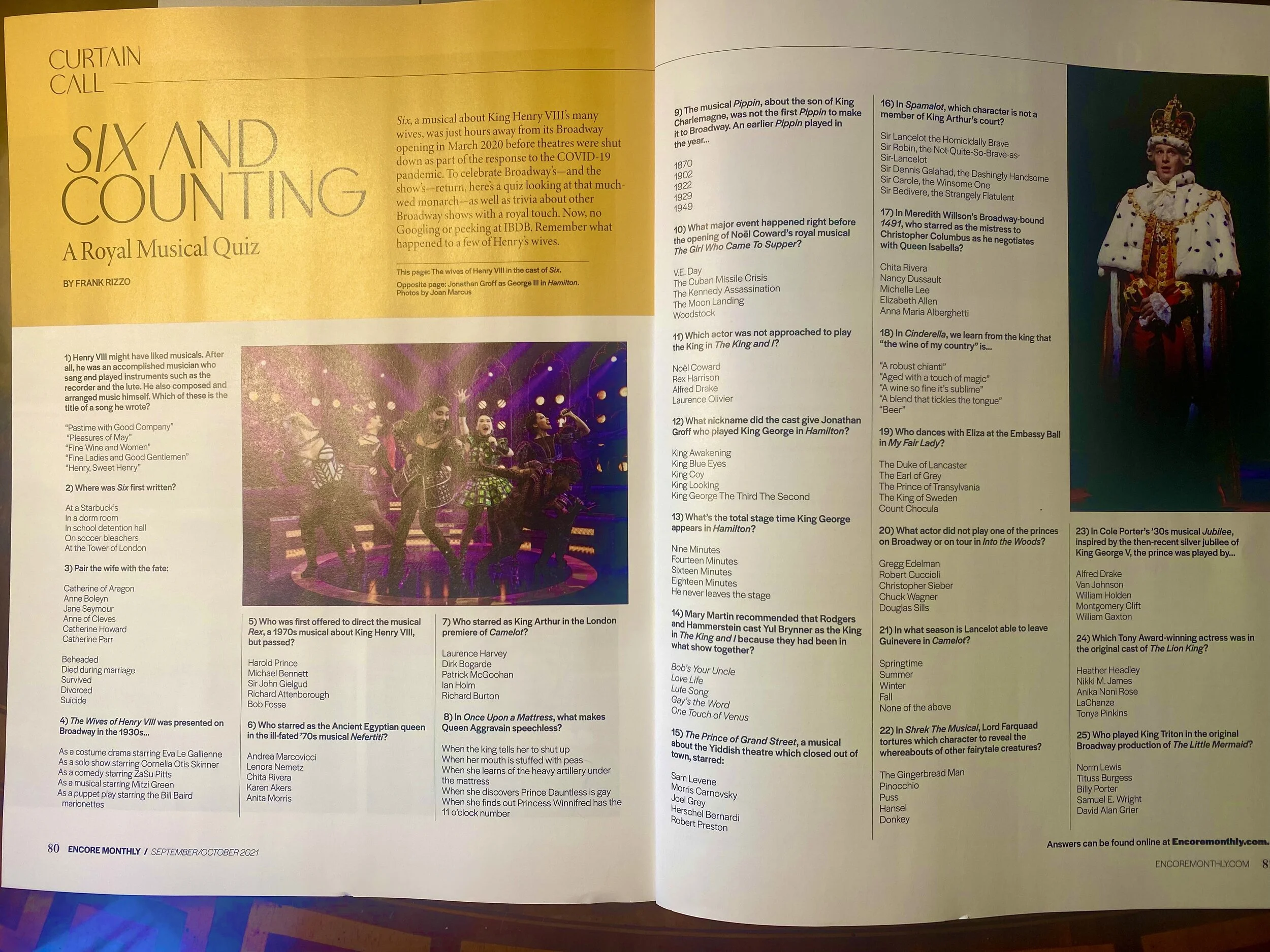 A Royal Musical Quiz