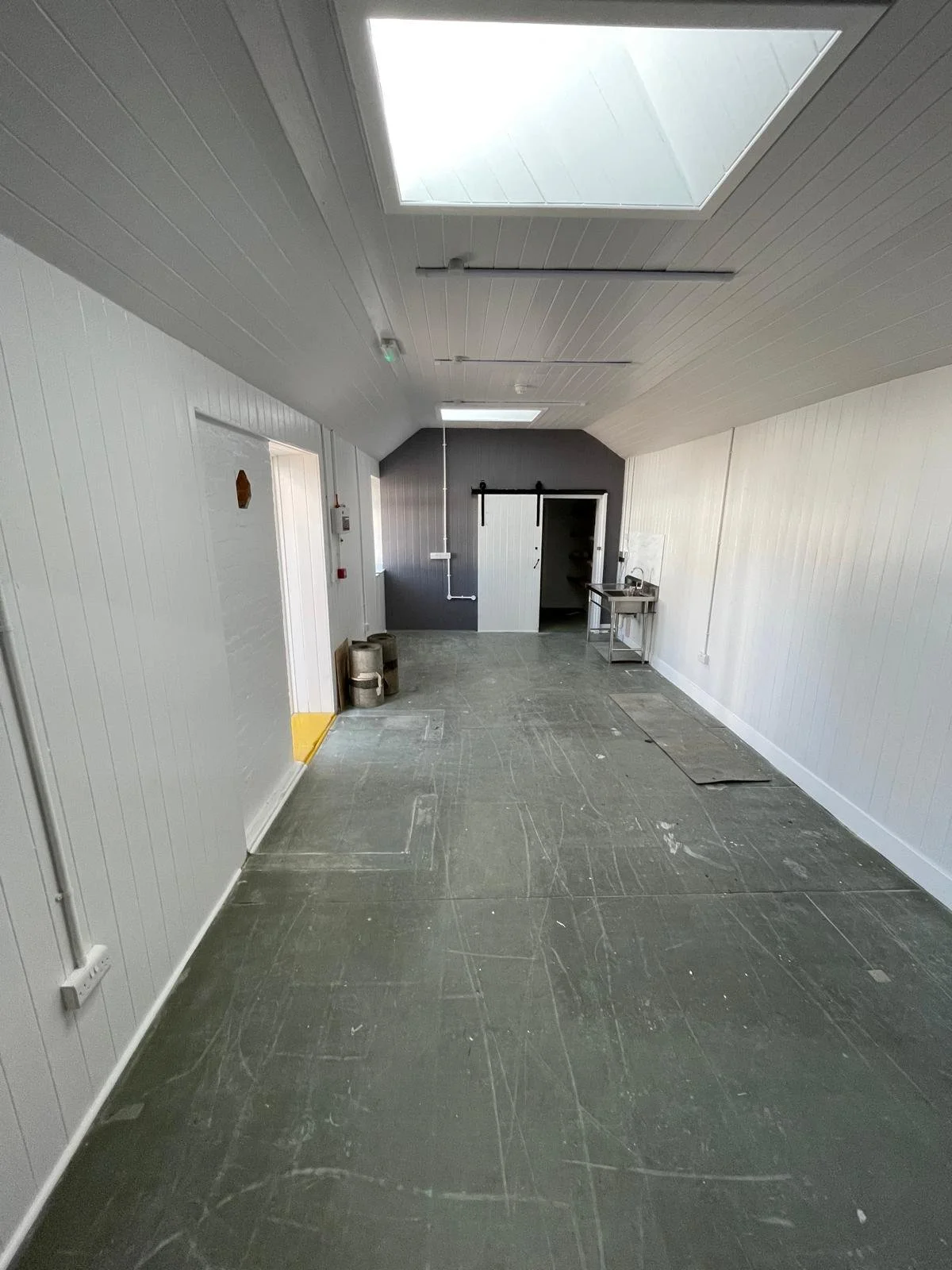 The new studio space