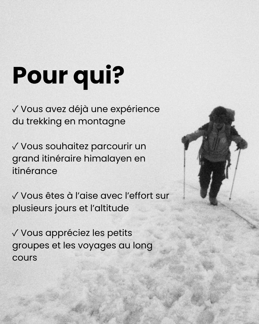 encadré expliquant pour qui est le trekking du tour du manaslu