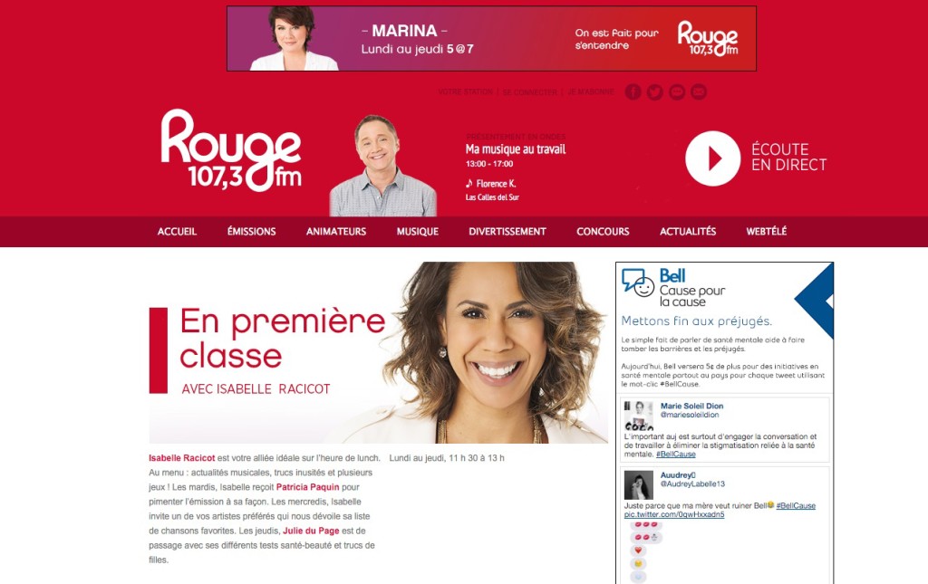 entrevue manon lavoie radio rouge fm avec isabelle racicot
