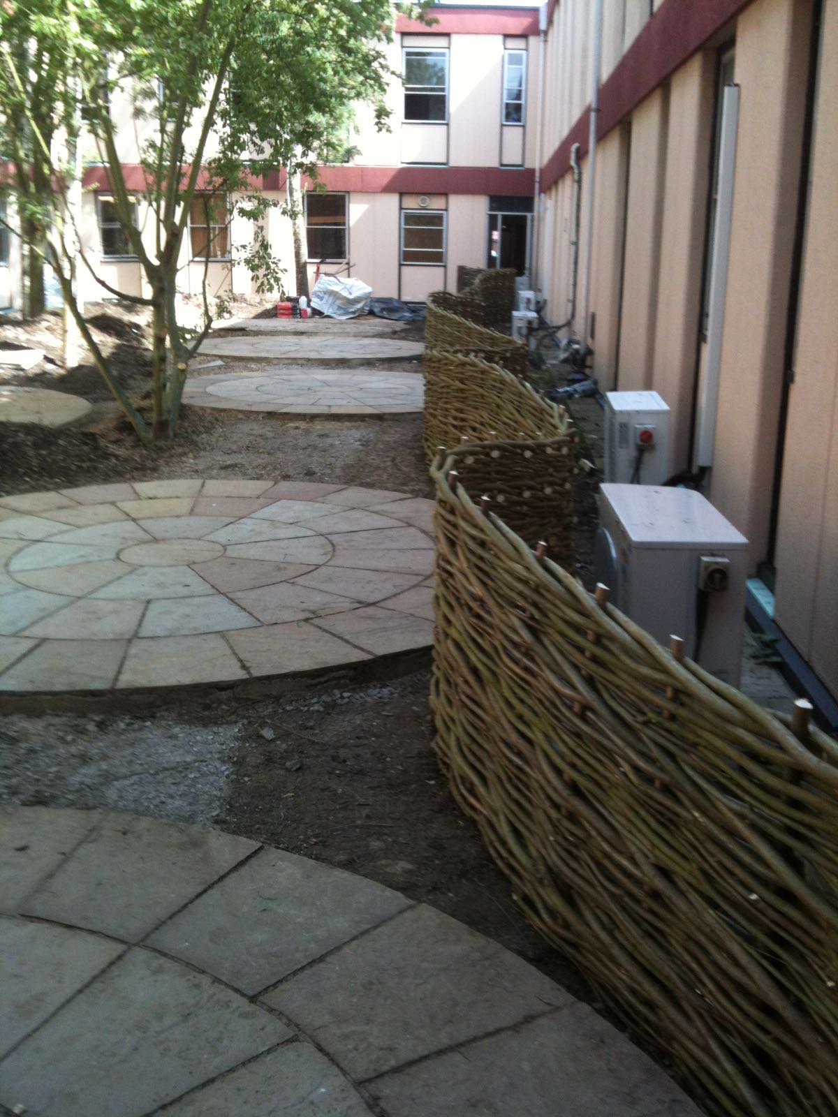 Bespoke Woven Willow Fence
