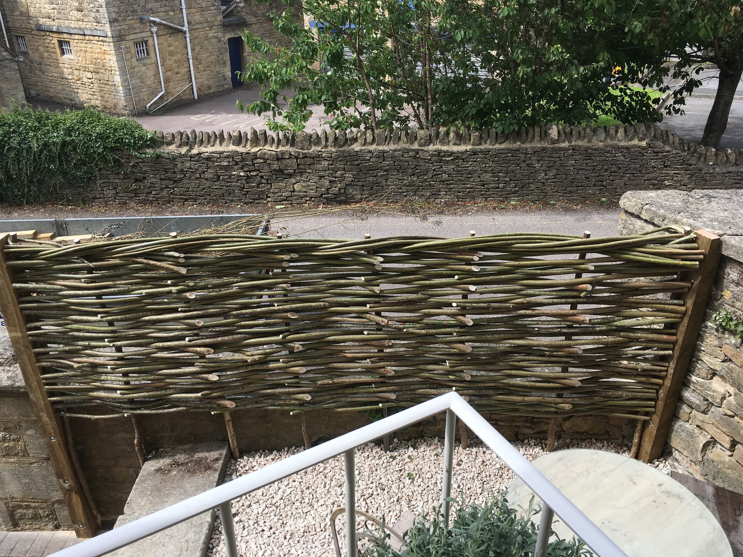 Woven Willow Fencing