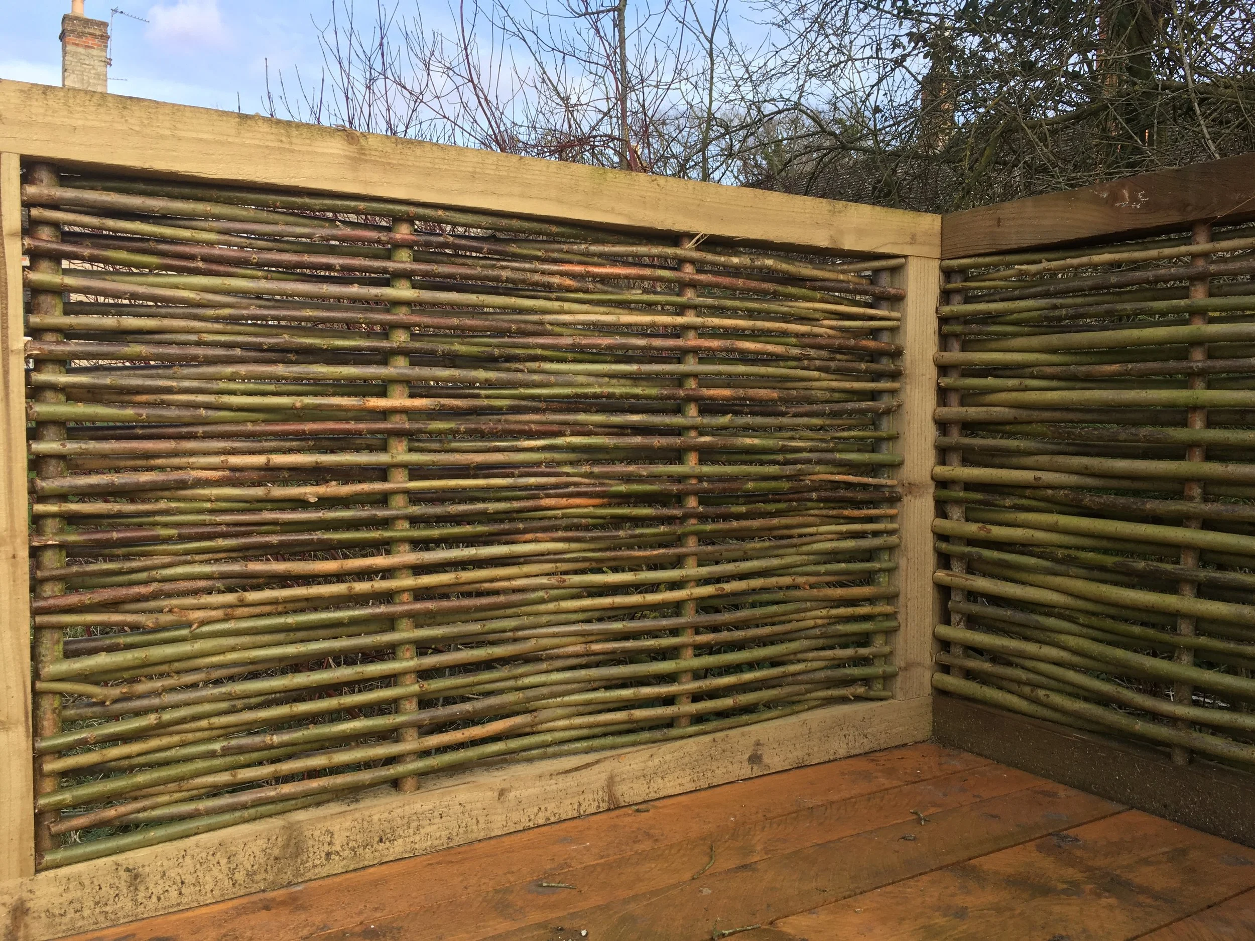 Woven Willow Screens WonderWood