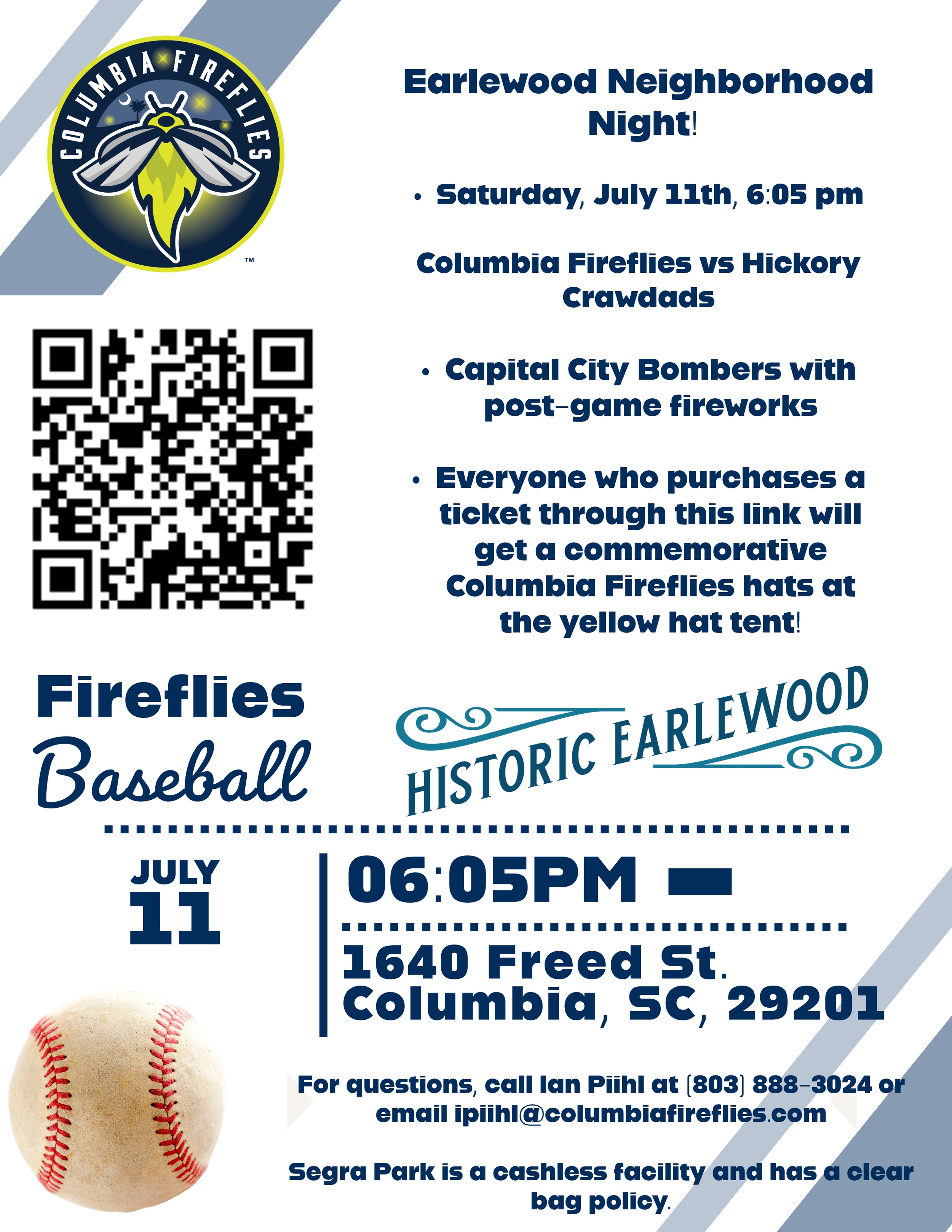 Earlewood Neighborhood Night at Segra Park