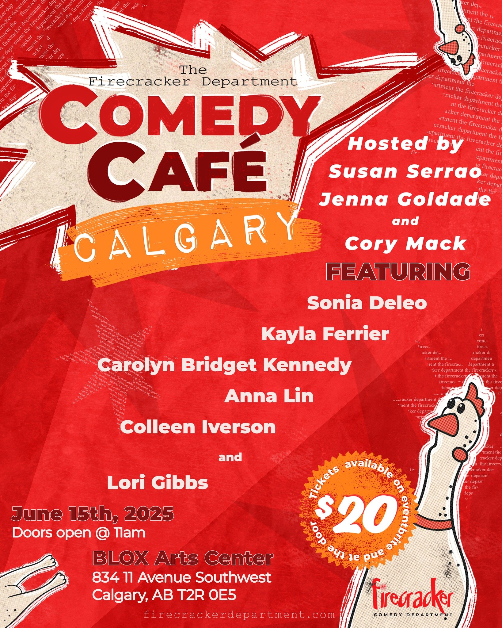 🎤✨ This Sunday&rsquo;s Comedy Caf&eacute; Calgary lineup is stacked and we just can&rsquo;t keep it to ourselves any longer!

Get ready for:
💥 Stand-up powerhouses Cory Mack, Anna Lin, and the always-hilarious Lori Gibbs
🎶 Musical comedy magic fro