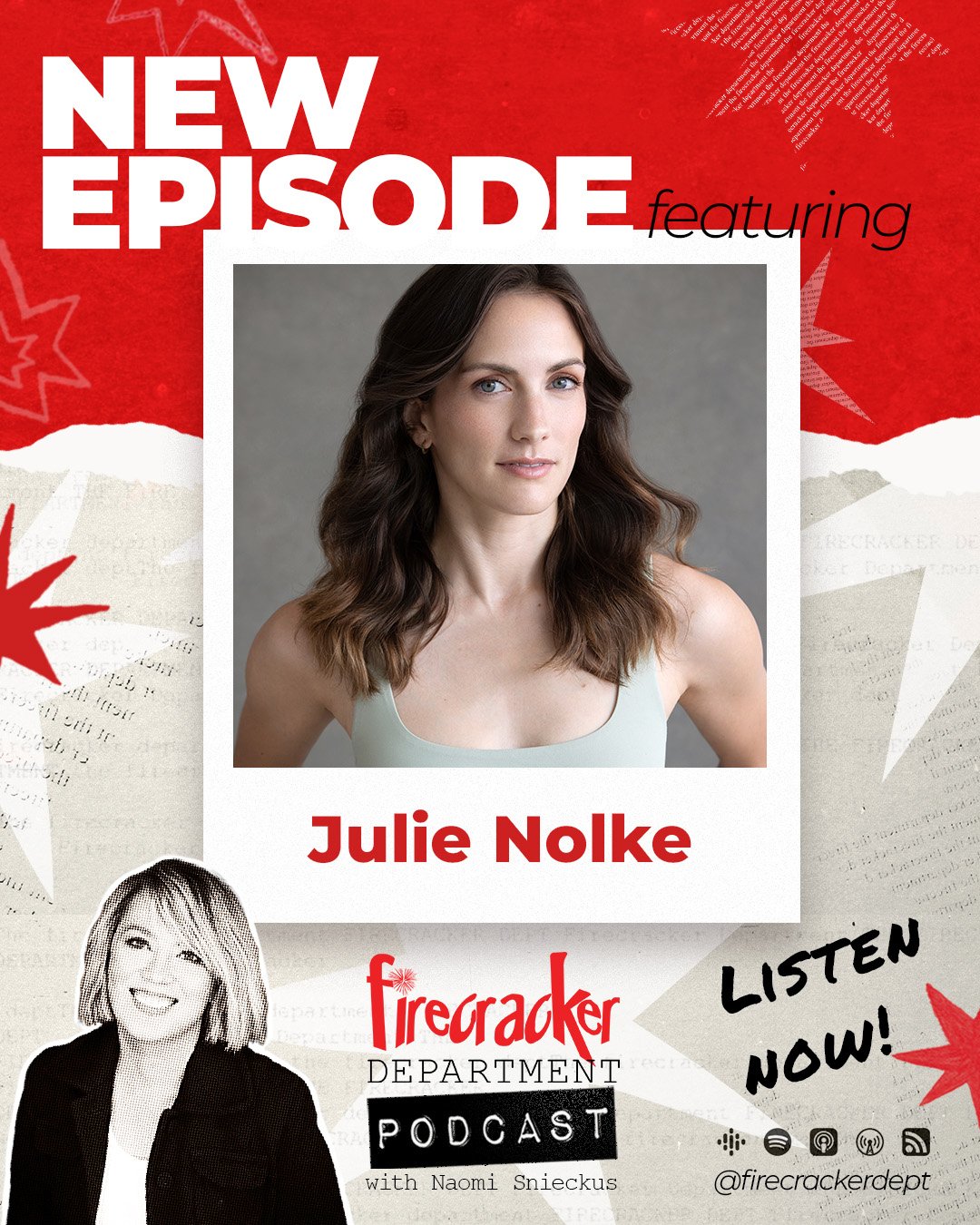 🎙️ FIRECRACKER DEPT LIVE: Julie Nolke Takes Toronto! 🔥
We brought the house DOWN at Toronto Sketchfest with viral sensation @julienolke

We sat down with @julienolke at Toronto @tosketchfest and honestly? The energy in that room was something else.