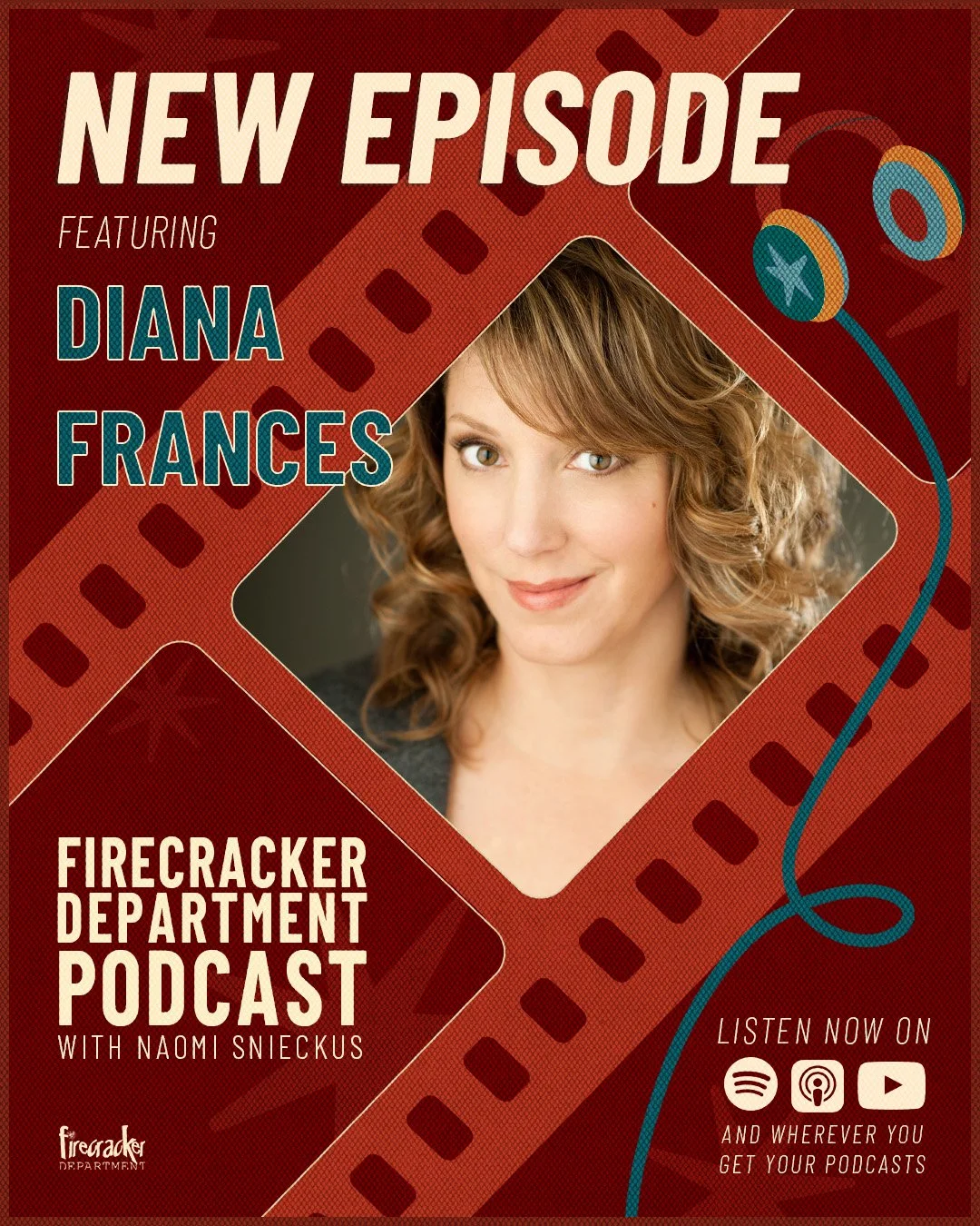 🎙️ NEW EPISODE ALERT! 🎙️
This week on Firecracker Department, @snieckus sits down with the incredible Diana Frances @dfrances39 for a conversation you won't want to miss!

Diana opens up about:
✨ Pouring her heart into art
✨ Her journey as an adopt