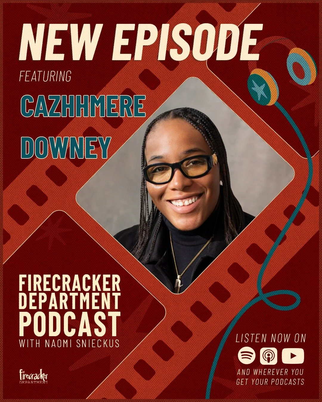 🎬✨ NEW EPISODE ALERT! ✨🎬
Y'all, we've got something SPECIAL dropping this week! 🔥

Our girl @snieckus sat down with the INCREDIBLE director Cazhhmere Downey - @CazhBlanche or  @DirectOrDieFilmworks, and let me tell you - this conversation is EVERY