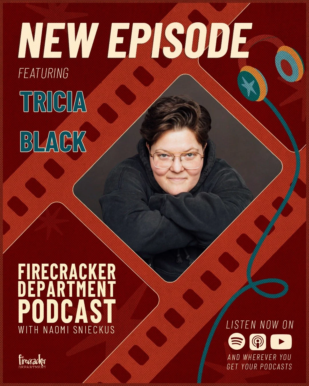 This week Naomi is catching up with the amazing @itstriciablack &mdash; actor, writer, musician, improviser, and one of the most fearless performers she knows 🎭✨

You've seen her in What We Do in the Shadows, Workin' Moms, Pretty Hard Cases, Kim&rsq