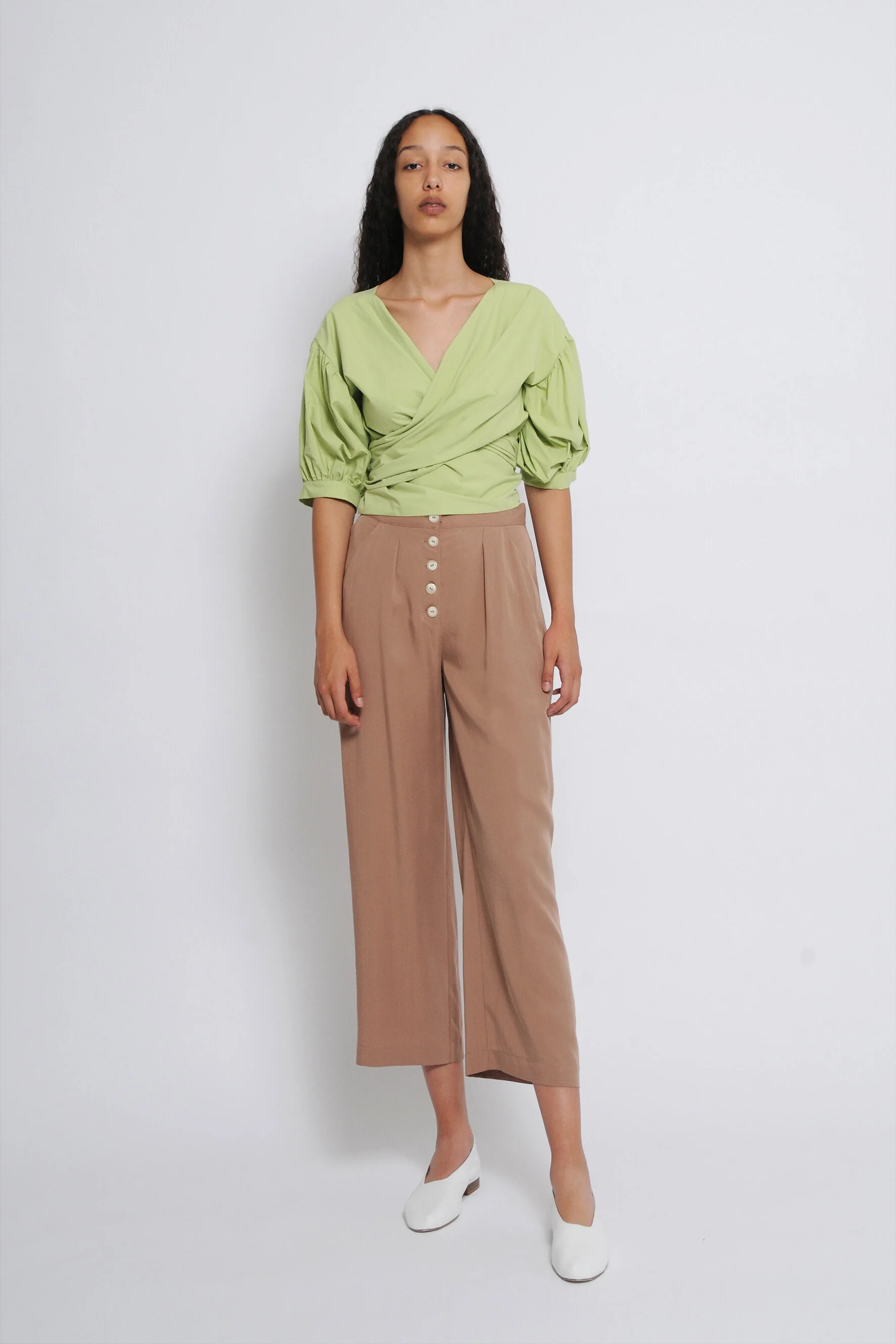 Bardi Cotton Lime Top