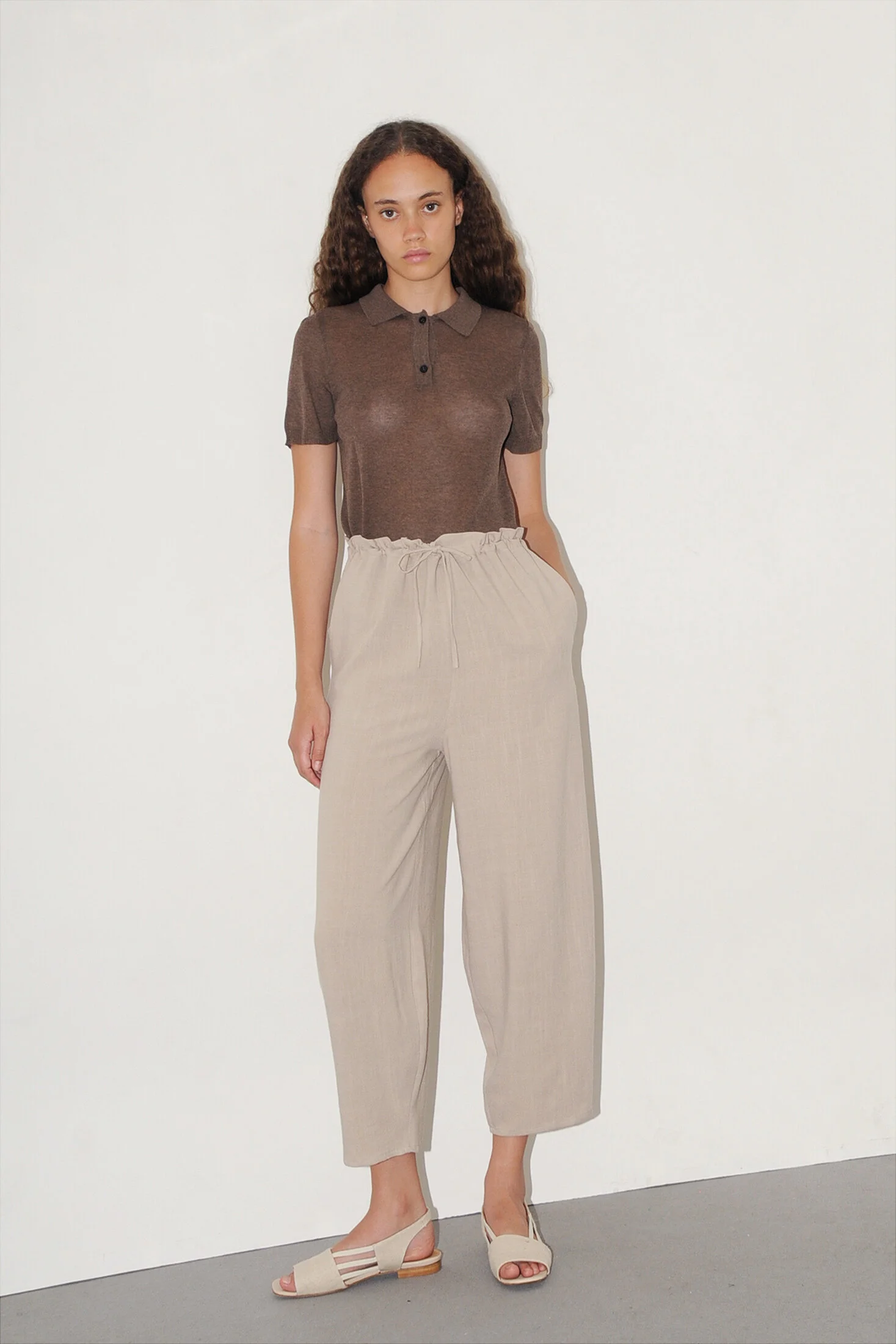 Aiko Trousers Stone
