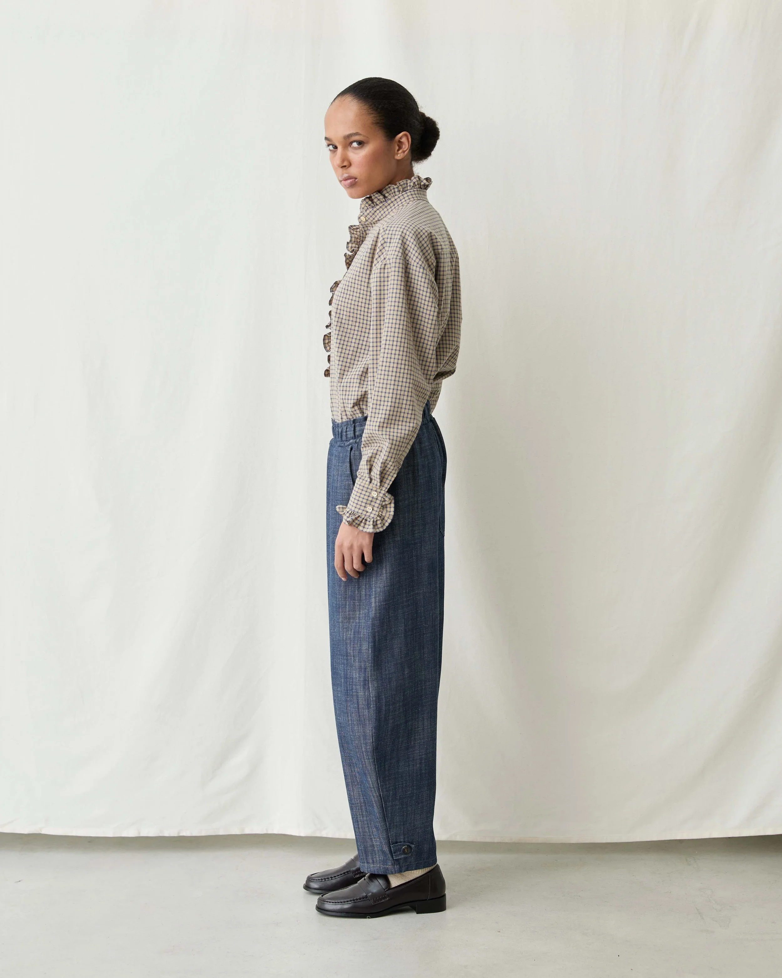 Ella Checks Shirt_Beige1.jpg