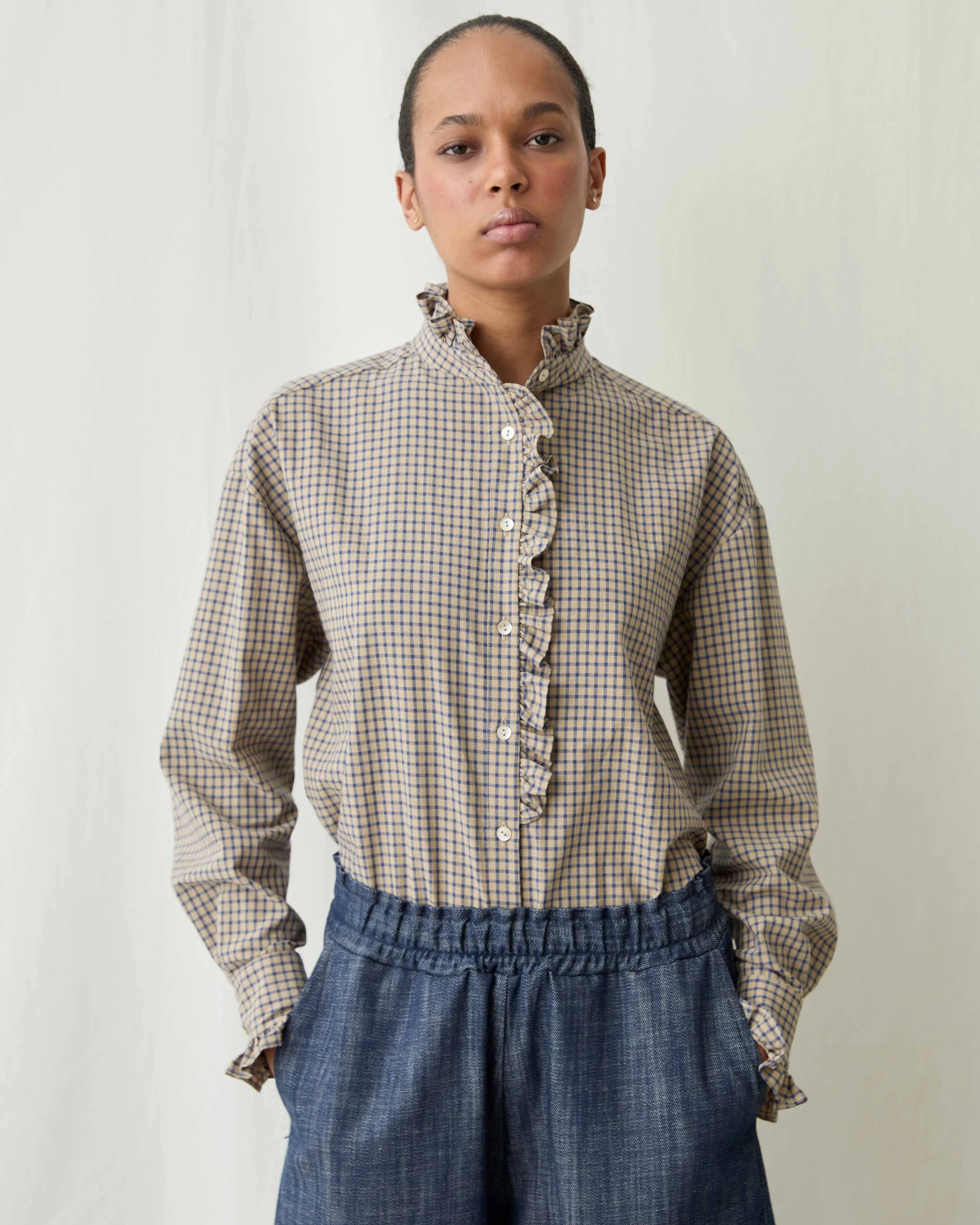 Ella Checks Shirt_Beige7.jpg