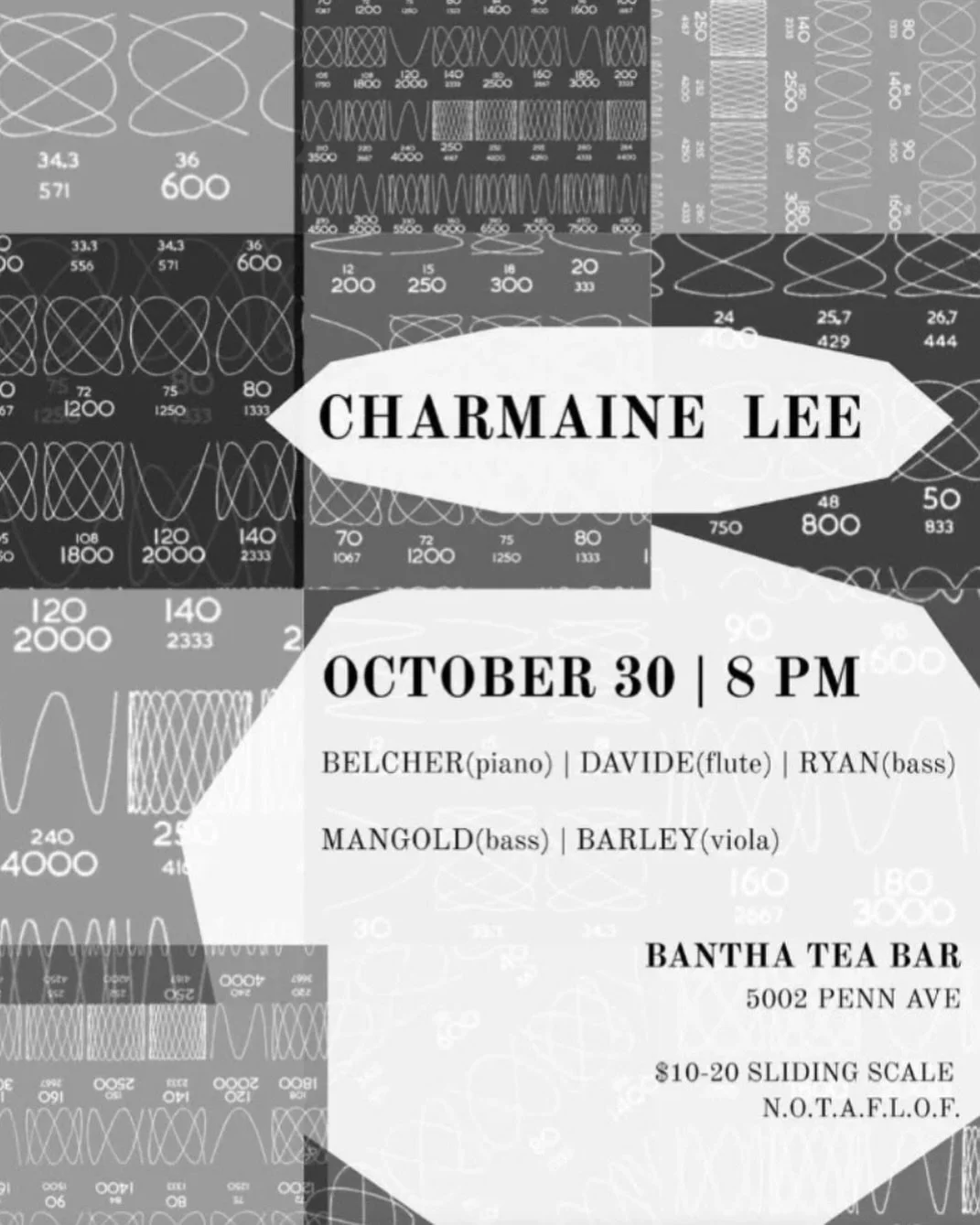TONIGHT! MUSIC @charmainelee + local trios

$10-$20 sliding scale, Bantha open and serving drinks the entire time