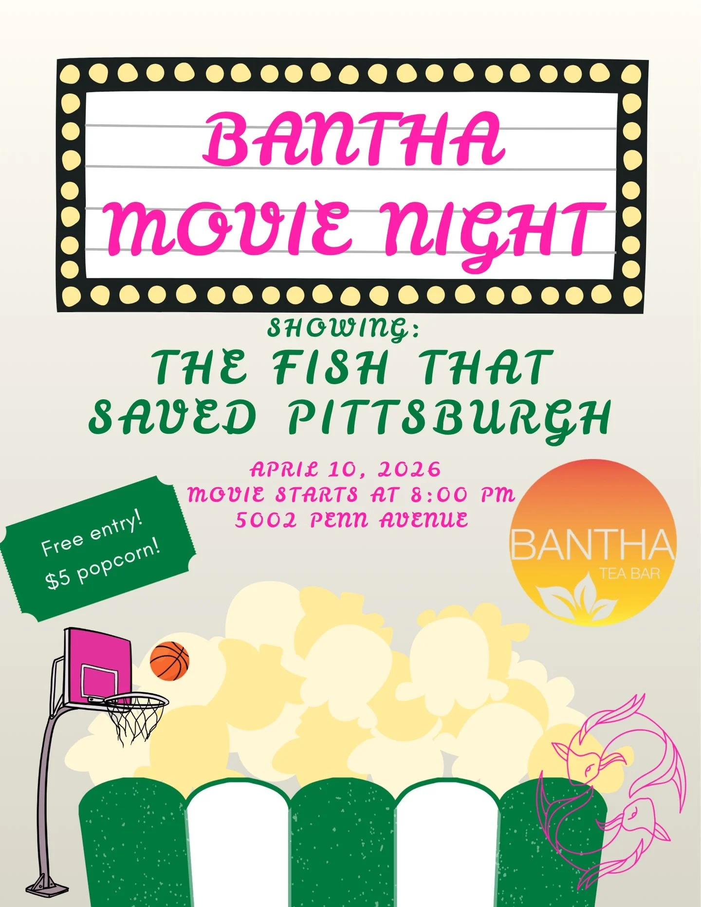 Bantha Movie Night! The winner for April is&hellip;. The Fish That Saved Pittsburgh 🐟🏀

&ldquo;The Fish That Saved Pittsburgh (1979) is a sports-fantasy comedy film about a losing basketball team, the Pittsburgh Pythons, who turn their fortunes aro