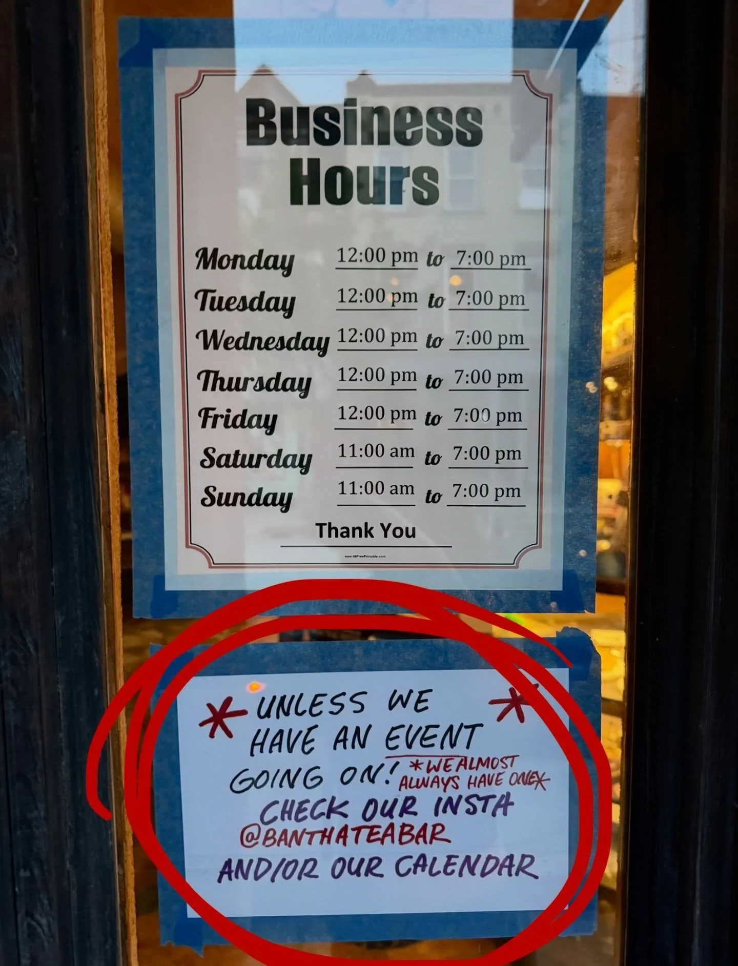 DID YOU KNOW 🔎👀 that bantha is open until 7 PM everyday !!!unless!!! we have an event going on in the evening (we usually do)

If we DO have an event, Bantha&rsquo;s bar is open and serving food and drink THE ENTIRE TIME - you can come get a drink 