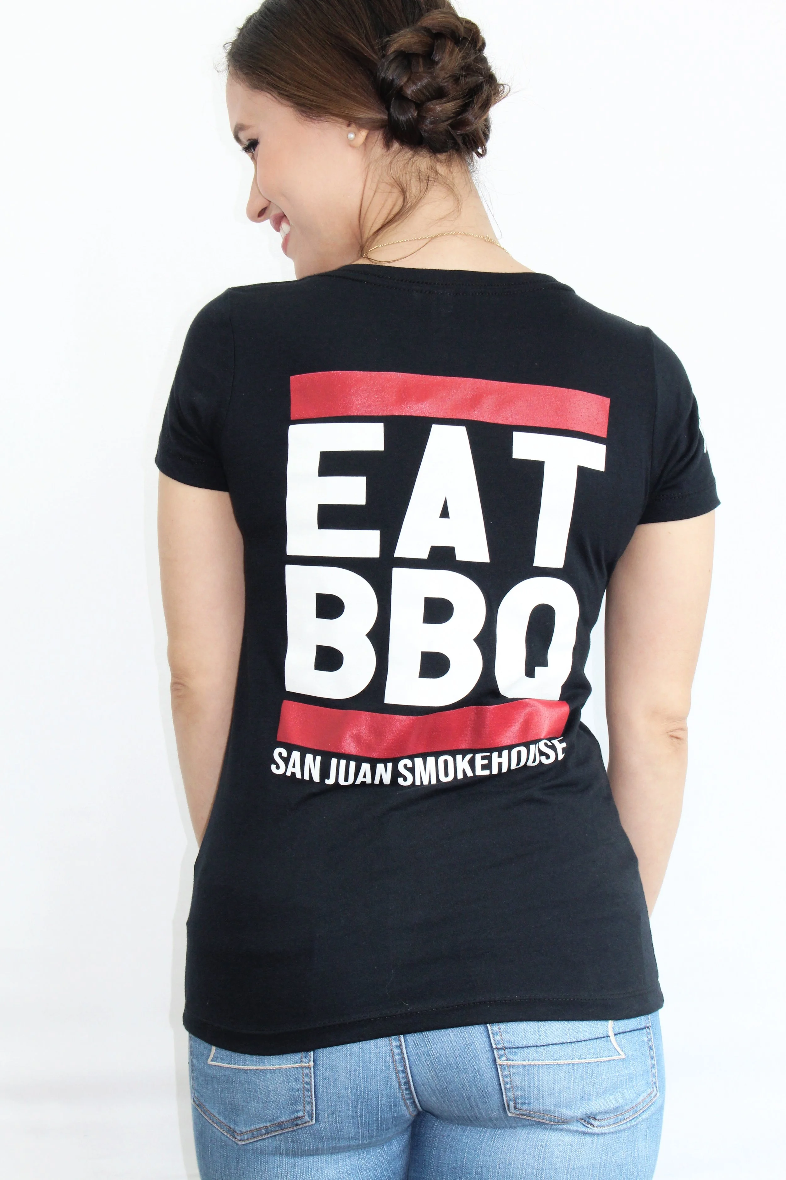 Eat BBQ Tee - SJ Smokehouse