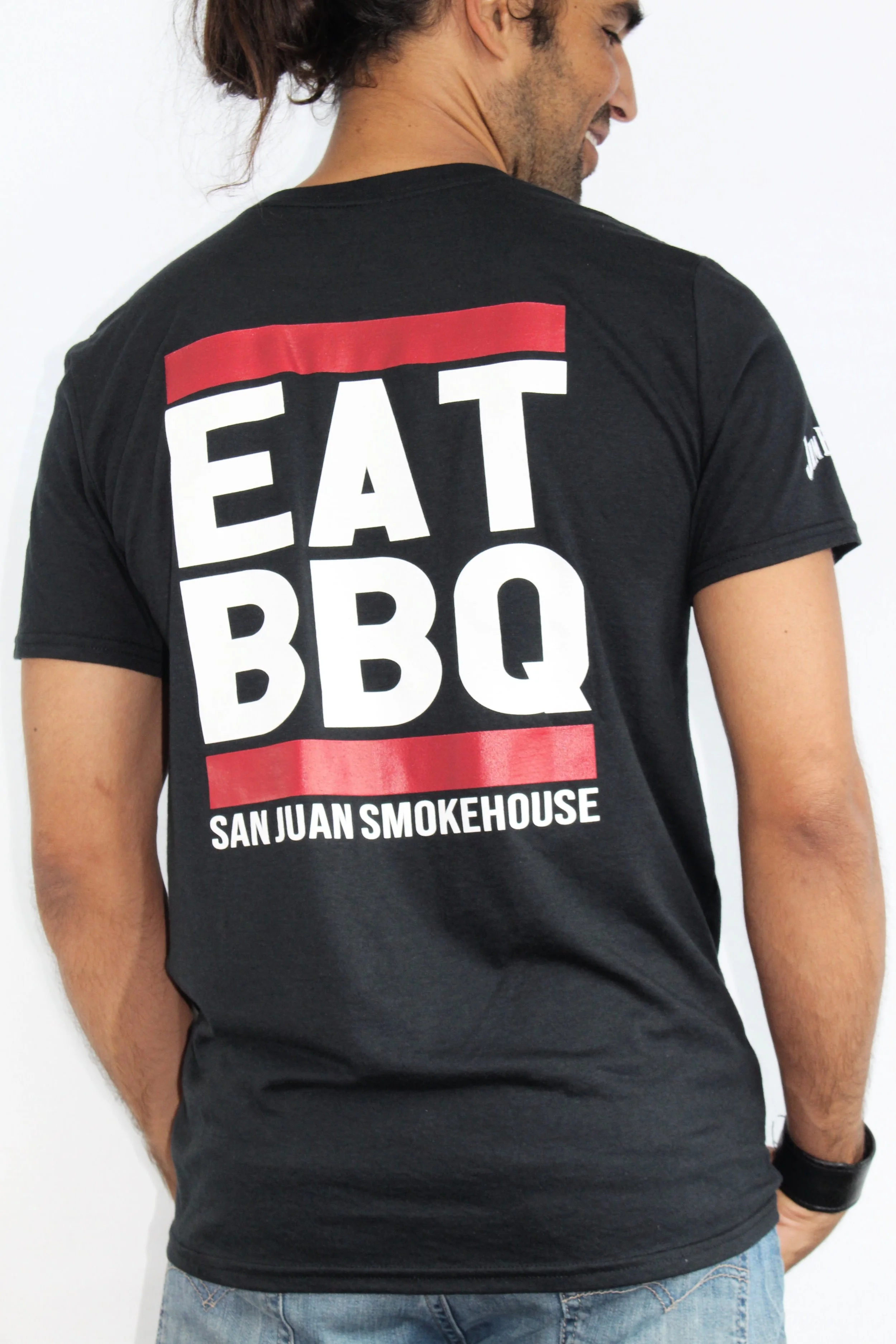 Eat BBQ tee for men