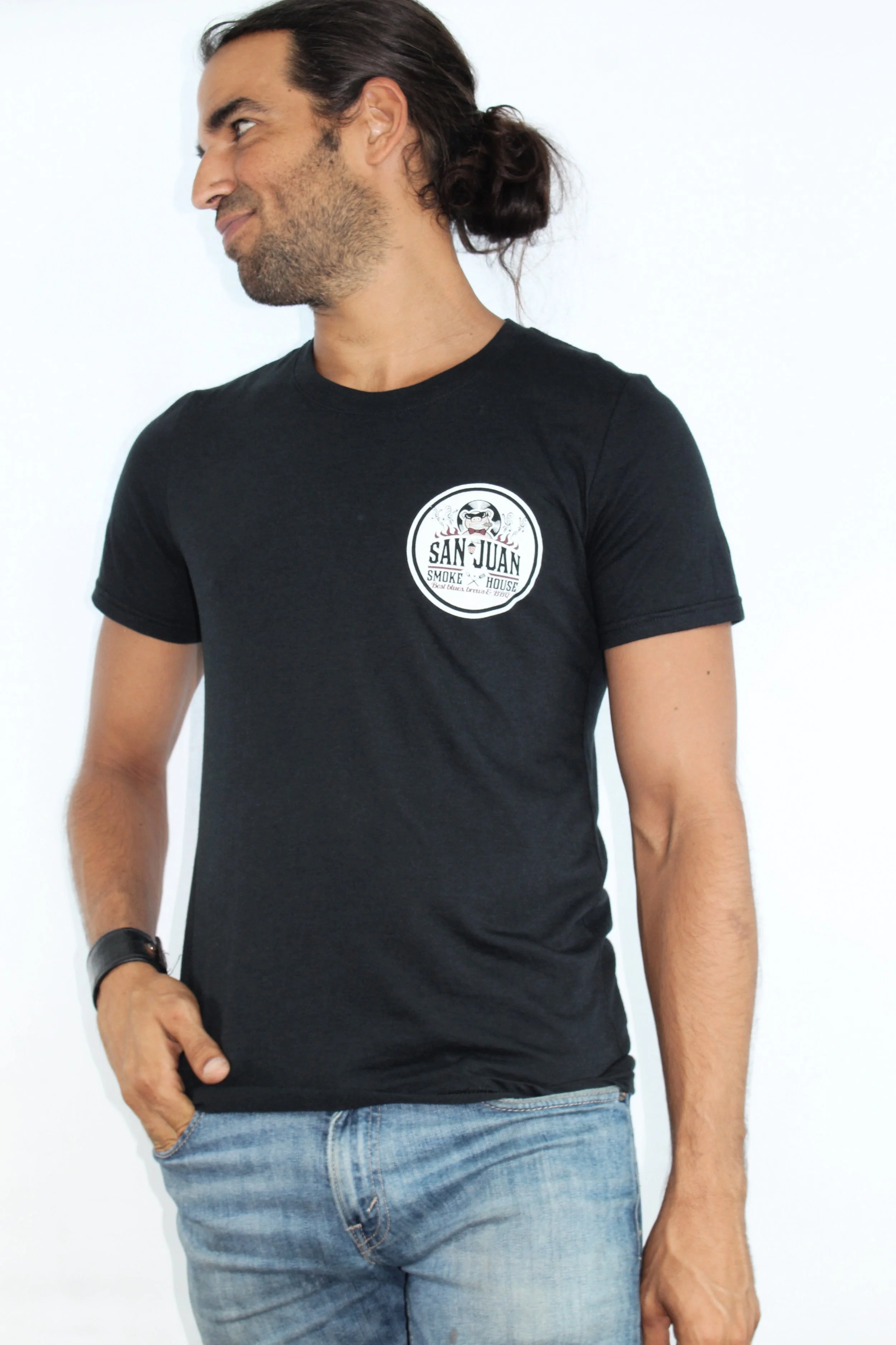 Smokehouse Puerto Rico WILL WORK FOR BACON tees