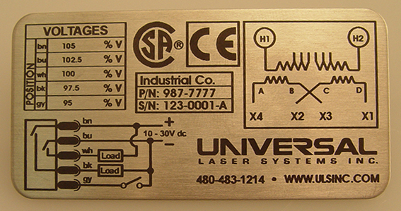 Laser Etech Label, Australian Laser Tech.