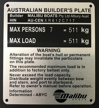 Engraved Nameplate Australian Laser Tech