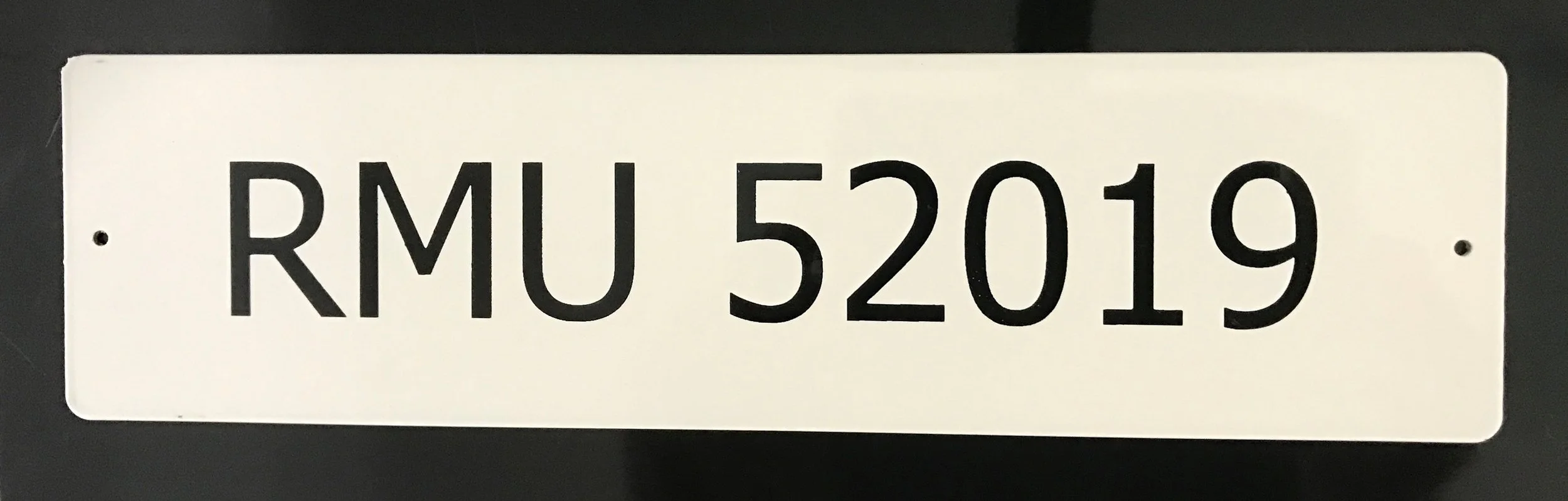 Powder Coated Sign, Printed