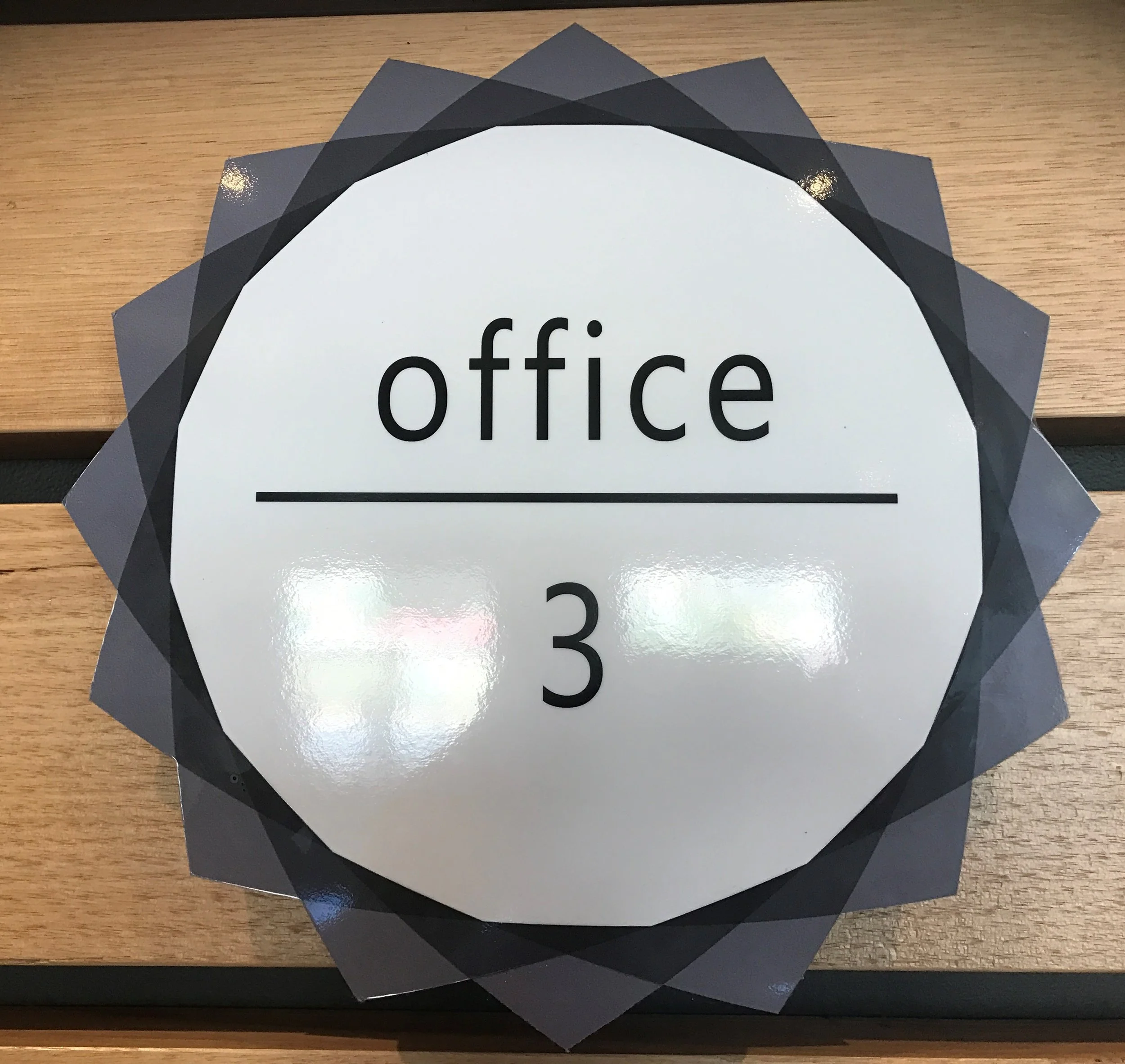 Plastic Sign, Digital Printing